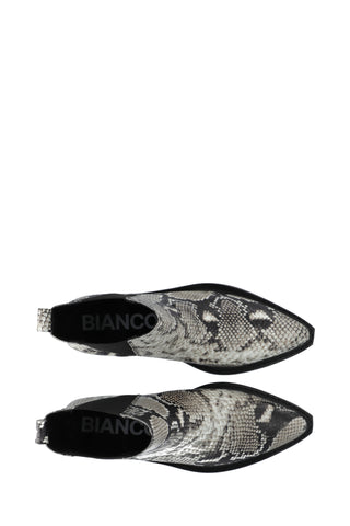 Bialusia Chelsea Boot - SNAKE EMBOSSED GREY