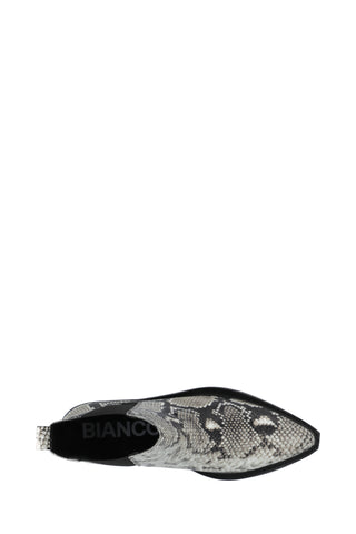 Bialusia Chelsea Boot - SNAKE EMBOSSED GREY