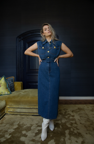 Maggi Gilet - Blue