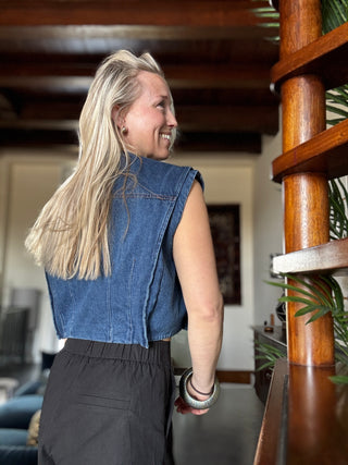 Maggi Gilet - Blue