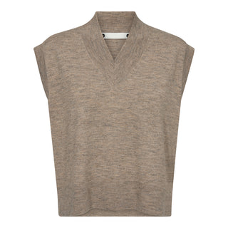 MyCC V-Knit Vest- Champagne