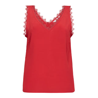 PerinCC Lace Singlet - Red