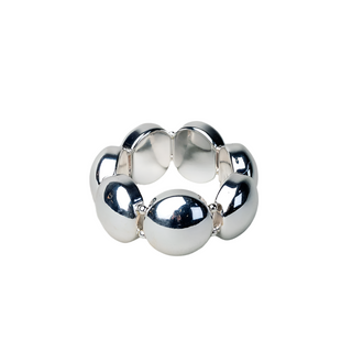 Big Elastic Bracelet - Silver