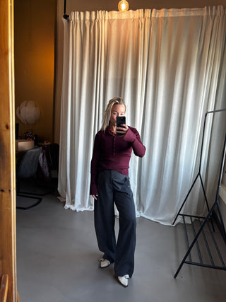 SusieCC Barrel Pant - Dark Grey