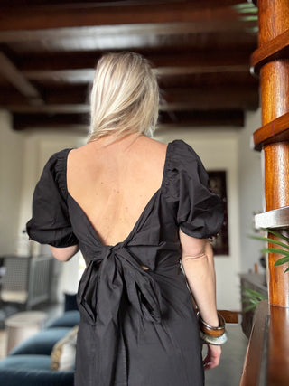 SannaCC Knot Dress - Black