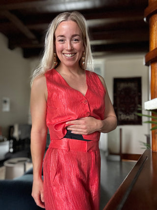 Anna pants - Dark Orange