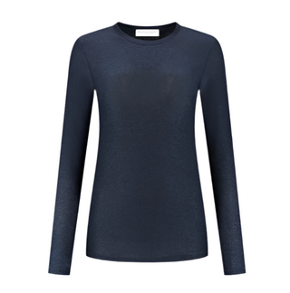 Flora Top - Blauw