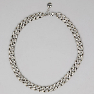 DIORA NECKLACE RHINESTONE - SILVER