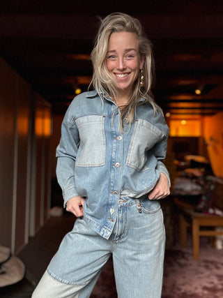 MMRelee Block Jeans - Blue