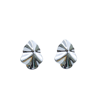 LIP EARRINGS SILVER S