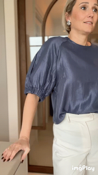 Serina Blouse Korte Mouwen