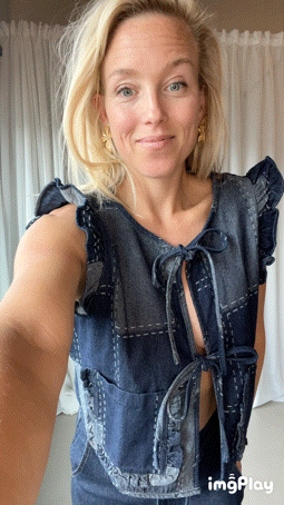 StitchyCC Denim Vest - Denim Blue