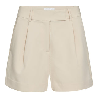 VolaCC Crop Pleat Shorts - Bone