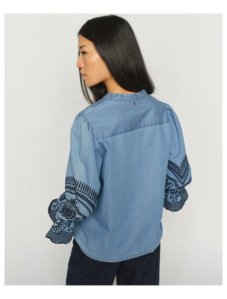MMStomin Emb Shirt - blauw