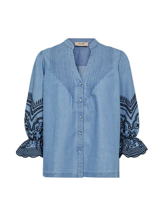 MMStomin Emb Shirt - blauw