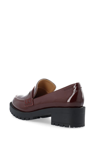 BIAPEARL Simple Penny Loafer Patent Aquarius - Burgundy