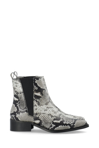 Bialusia Chelsea Boot - SNAKE EMBOSSED GREY