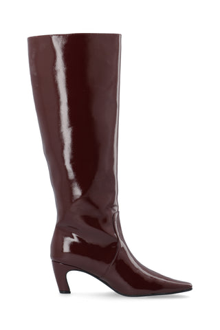 BIACLARA Knee High Boot Patent - Burgundy
