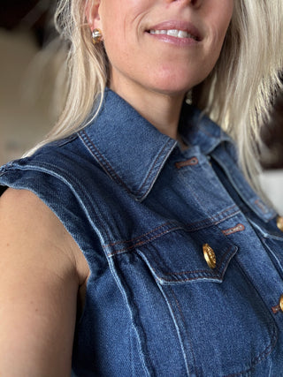 Maggi Gilet - Blue