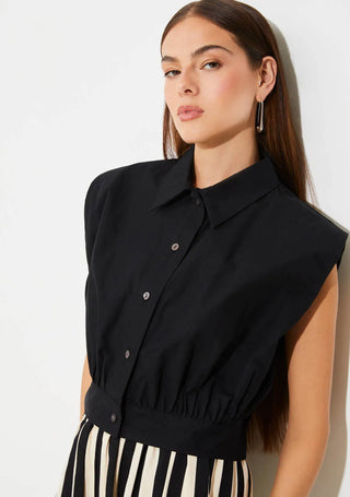 LAZUR blouse -zwart