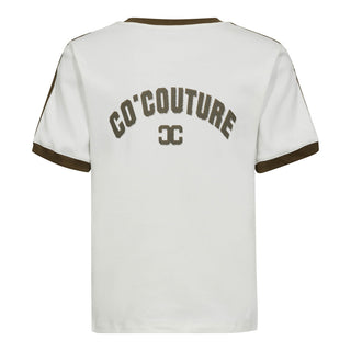 EdgeCC Stripe V-Tee - OffWhite Military Olive
