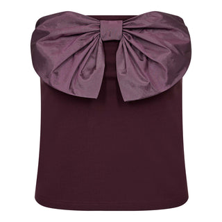 BarryCC Bow Top – Plum