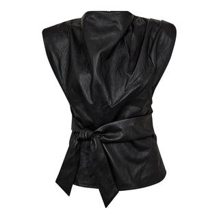 GittCC Pleat Top - Black