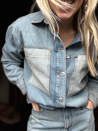 MMLydia Block Shirt - Blue