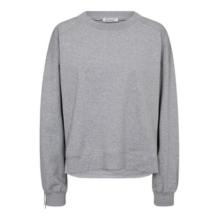 StudCC Fringe Sweat - Grey Light