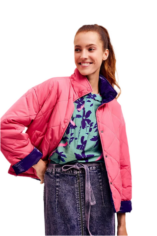 COLD Quilted Jacket – Reversible Puffer