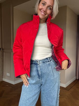 colde jas - rood