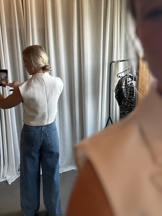 LaLa Mouwloze Gilet – Off White