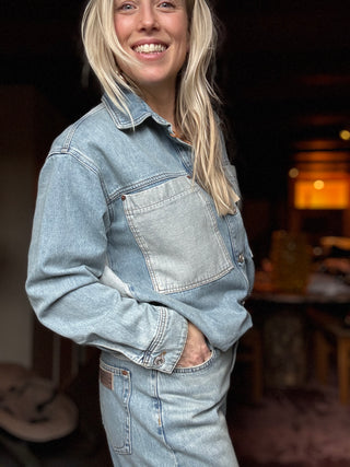 MMLydia Block Shirt - Blue