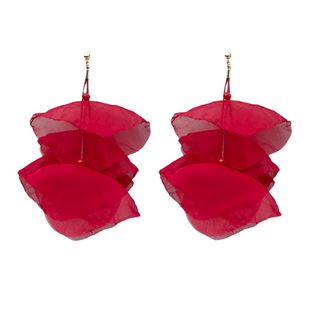 Flowy Earrings Rood
