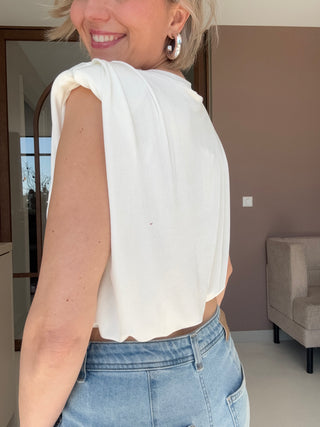 LaLa Esther top - White