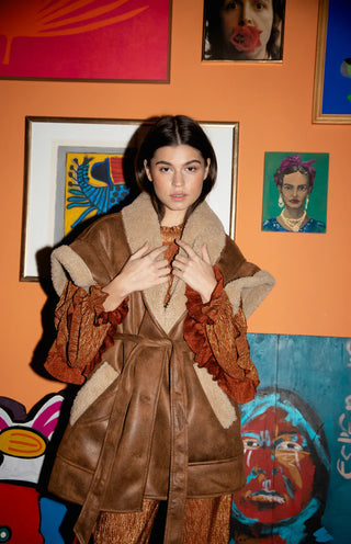 Maya Gilet Studio Amaya - Brown