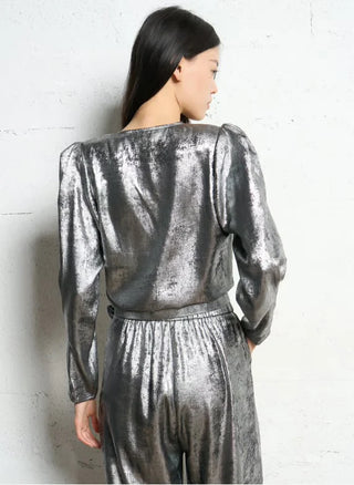 Leyla Blouse - metallic