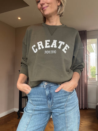 MMCelli O-LS Sweatshirt  - Olive night