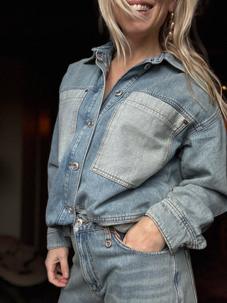 MMLydia Block Shirt - Blue