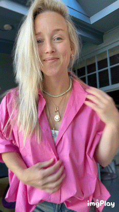 SAPE blouse korte mouwen - roze