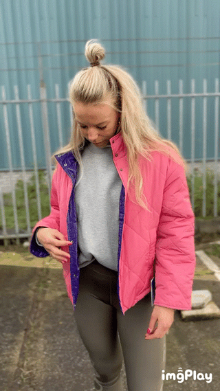 COLD Quilted Jacket – Reversible Puffer