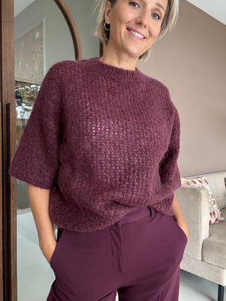 Phebe trui - Bordeaux