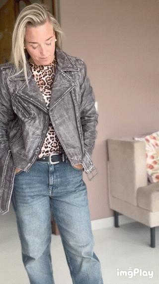 MMCelia Biker Jacket - Fudge