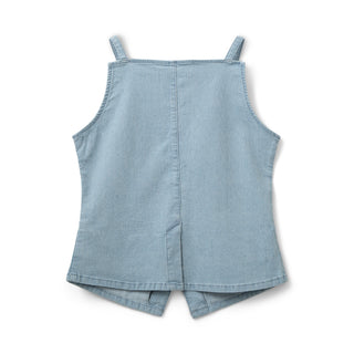 DEMISW VEST - Light Blue striped