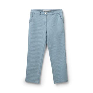 IRISHSW TROUSERS - Light Blue striped