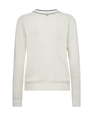 MMRelena Prep V-neck Knit - Ecru