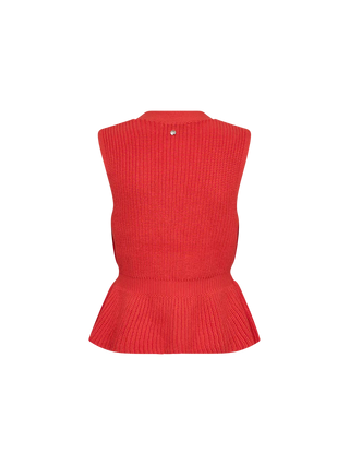 MMHerbi Knit Vest - Spicy Orange