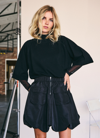 TriceCC Balloon Skirt - Black