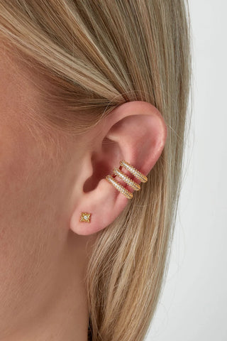 LaLa oorbellen cuff - Goud