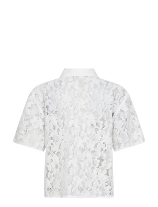 MMLia River SS Lace Shirt - White